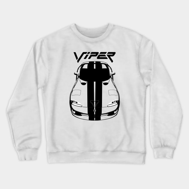 Viper 1996-2002 - Black lines Crewneck Sweatshirt by V8social